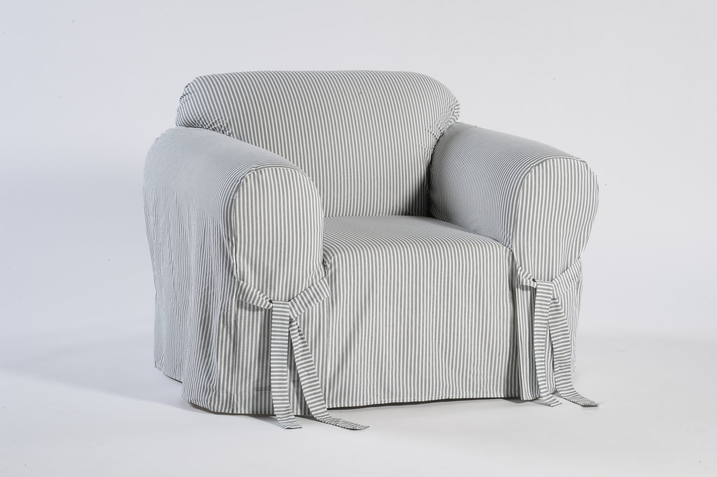 Stripe Ticking One-Piece Slipcover