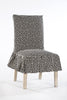 Roman Key Dining Chair Slipcover