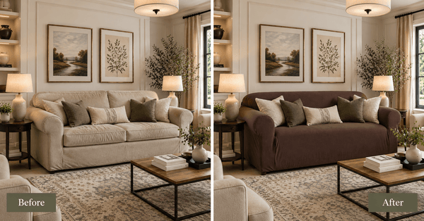 How Loveseat Slipcovers Can Transform an Old Sofa