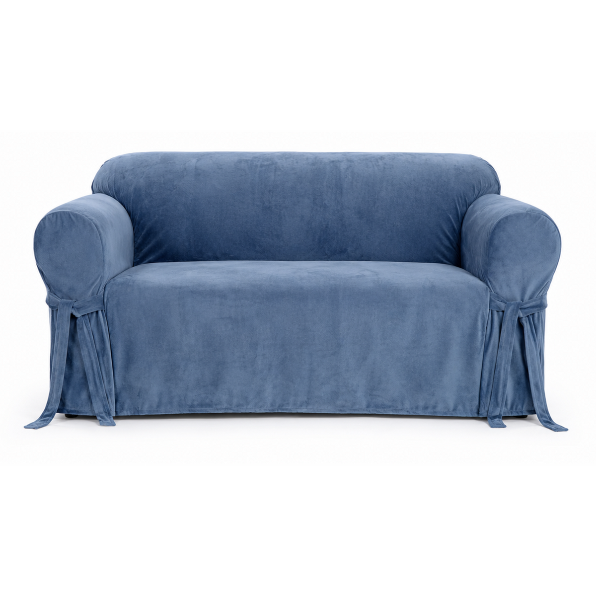 Velvet One-Piece Sofa Slipcover