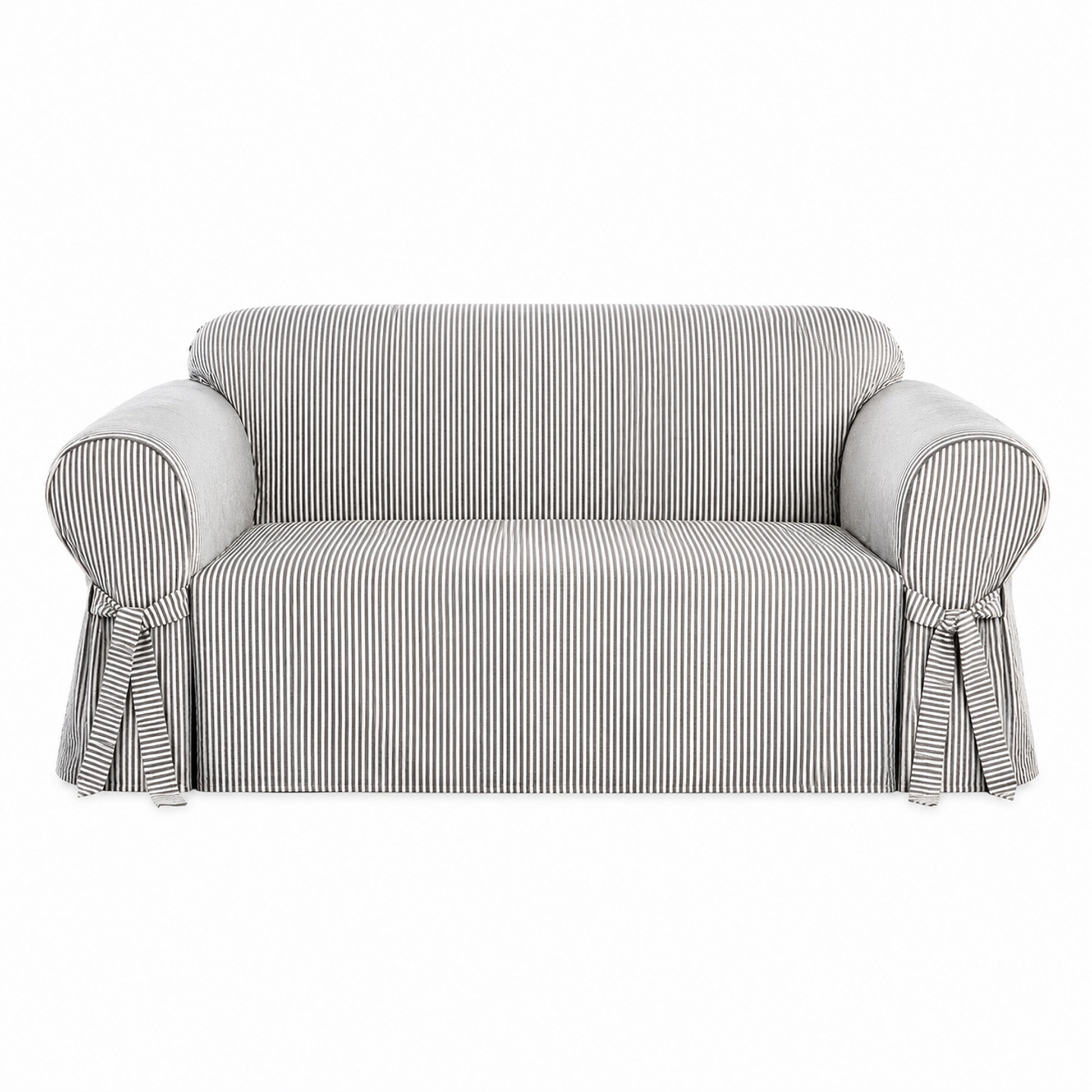 Stripe Ticking One-Piece Slipcover