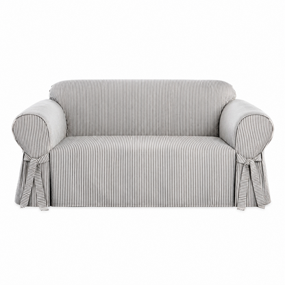 Stripe Ticking One-Piece Slipcover