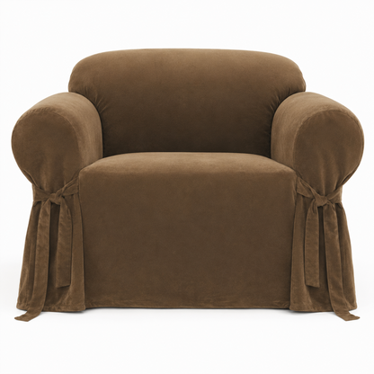 Velvet One-Piece Slipcover