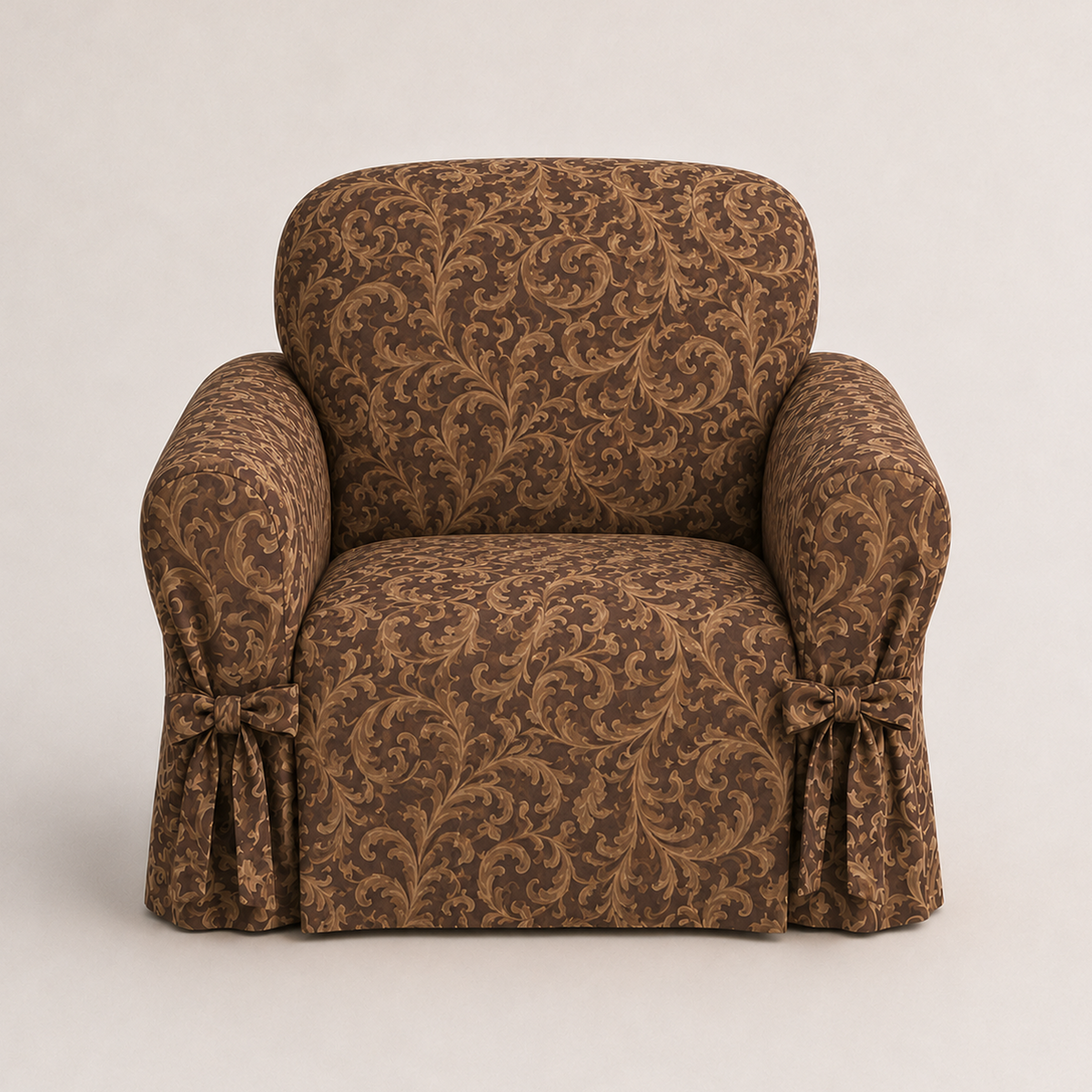 Catherine Jacquard One-Piece Chair Slipcover
