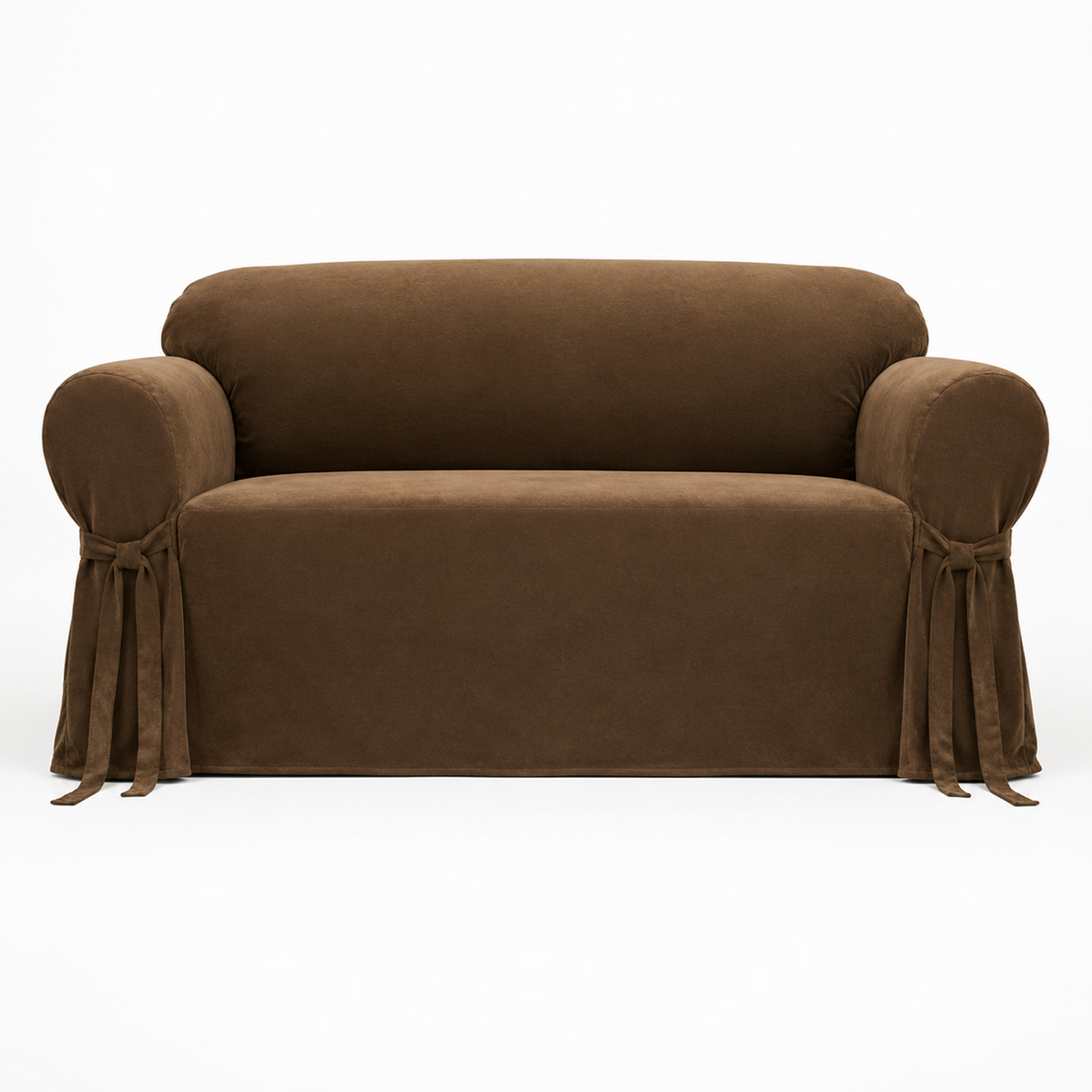 Velvet One-Piece Sofa Slipcover