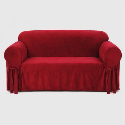 Velvet One-Piece Slipcover