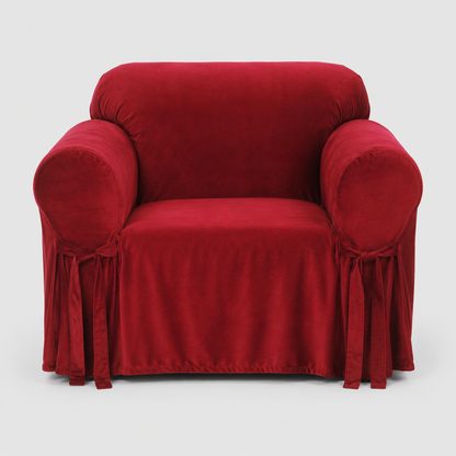 Velvet One-Piece Slipcover