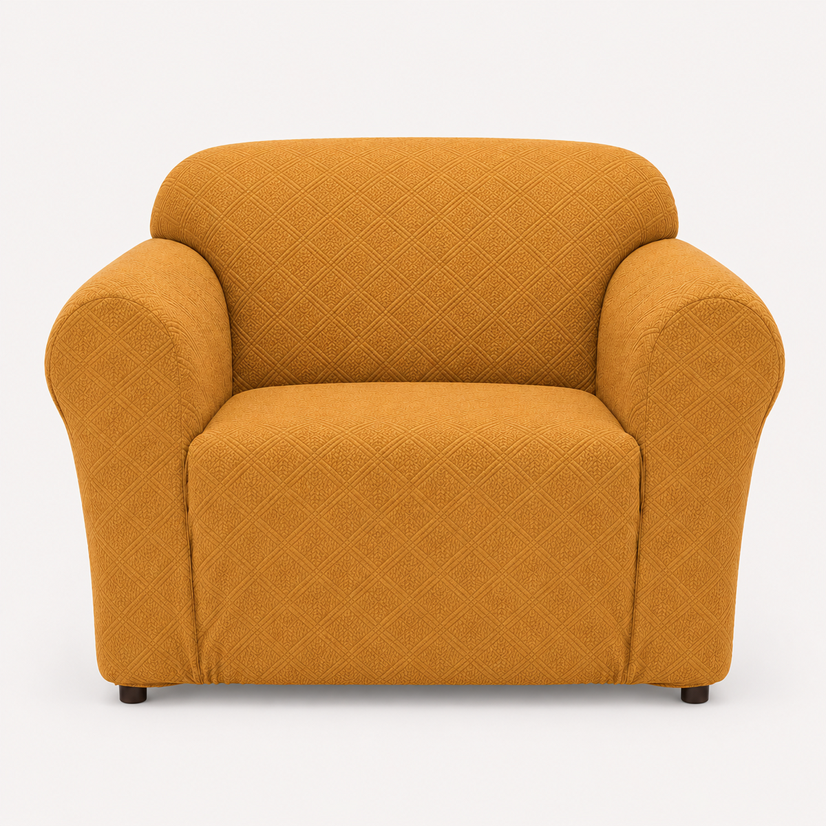 Double Diamond One-Piece Chair Stretch Slipcover