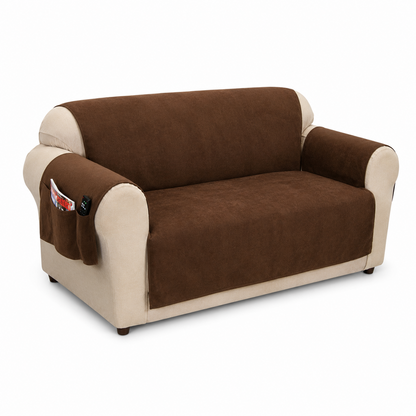 Micro Suede Couch Pet Cover With Pockets