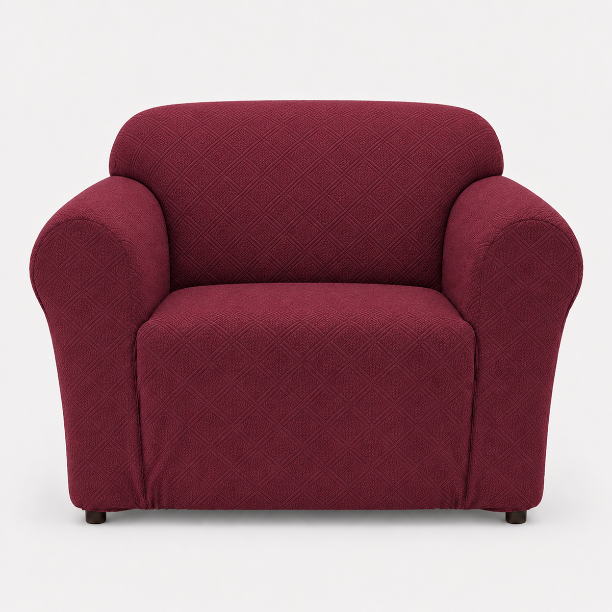 Double Diamond One-Piece Chair Stretch Slipcover