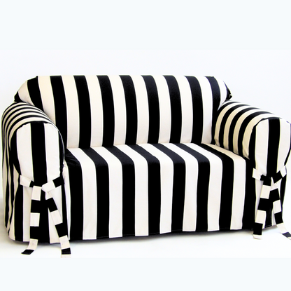 Cabana Stripe One-Piece Sofa Slipcover