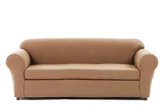 Chamois Two-Piece Stretch Slipcover