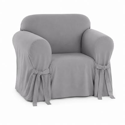 Cotton Duck One-Piece Slipcover