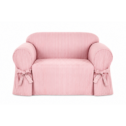 Stripe Ticking One-Piece Slipcover