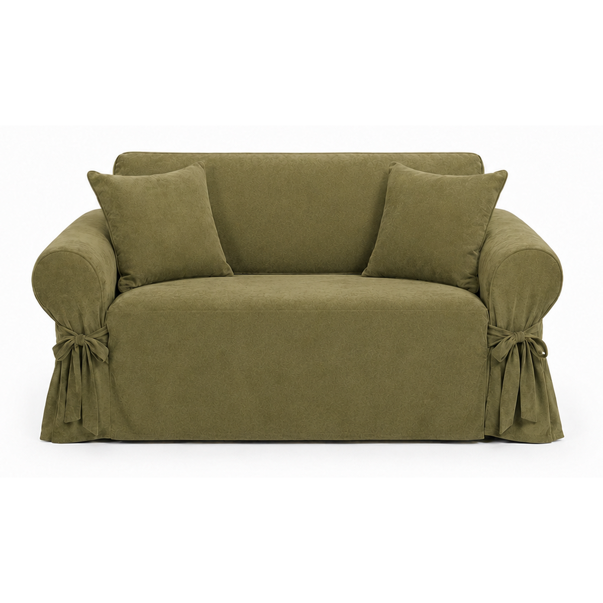 Ultimate Suede One-Piece Accent Chair Slipcover