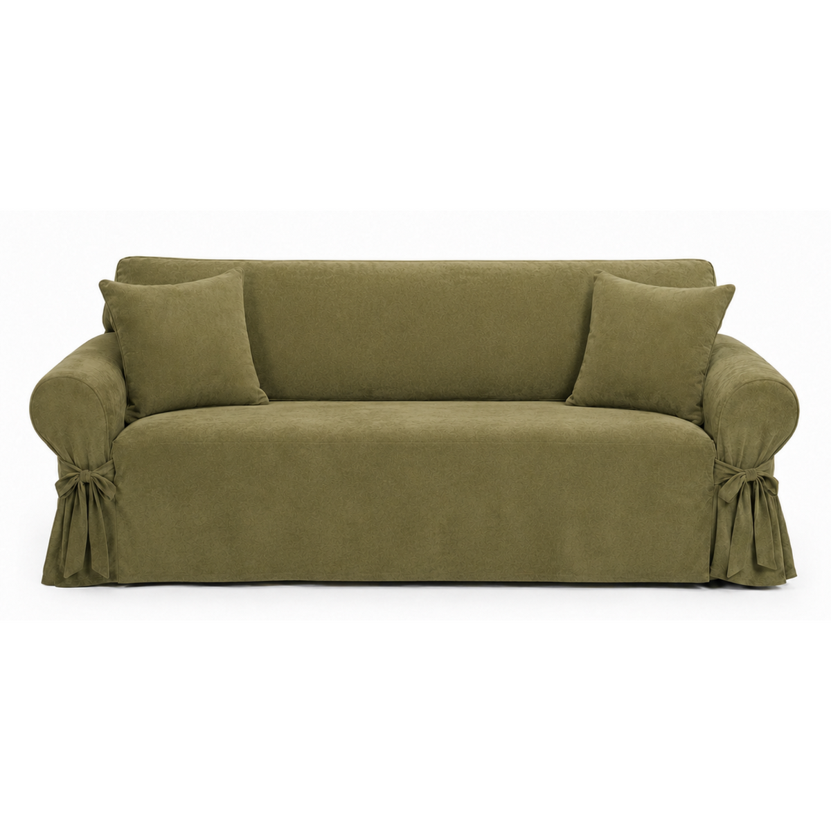 Ultimate Suede One-Piece Accent Chair Slipcover