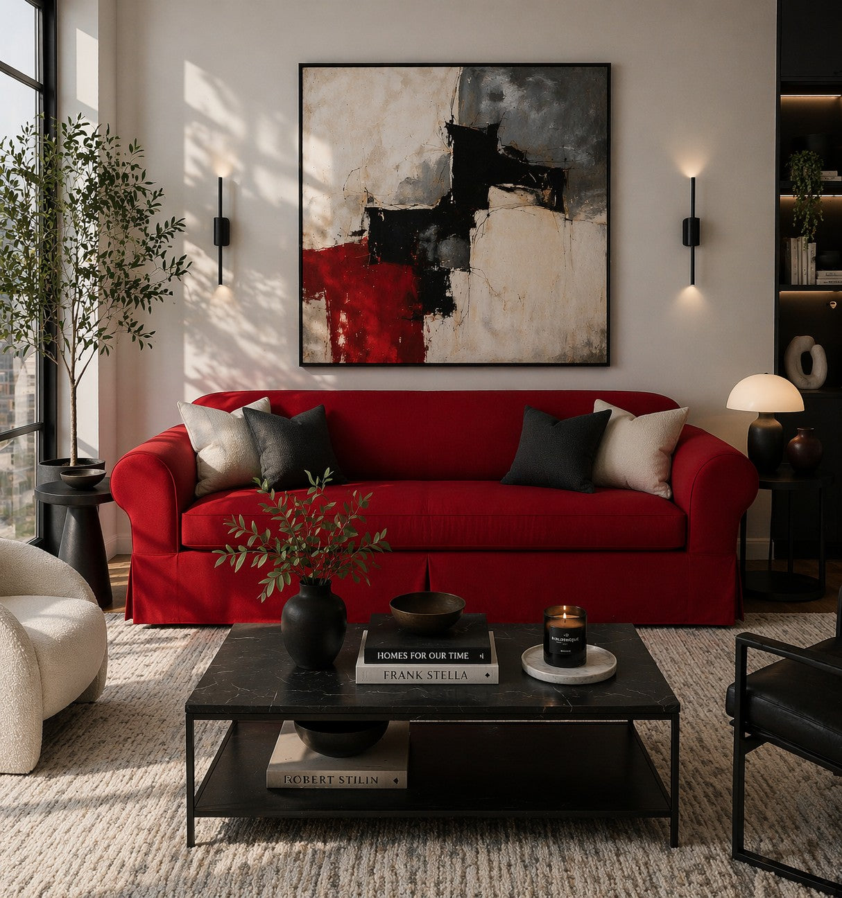 Twill Two-Piece Slipcover