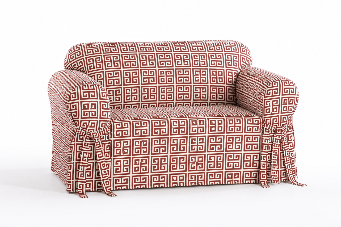 Roman Key One-Piece Slipcover