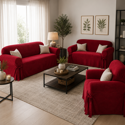 Velvet One-Piece Slipcover