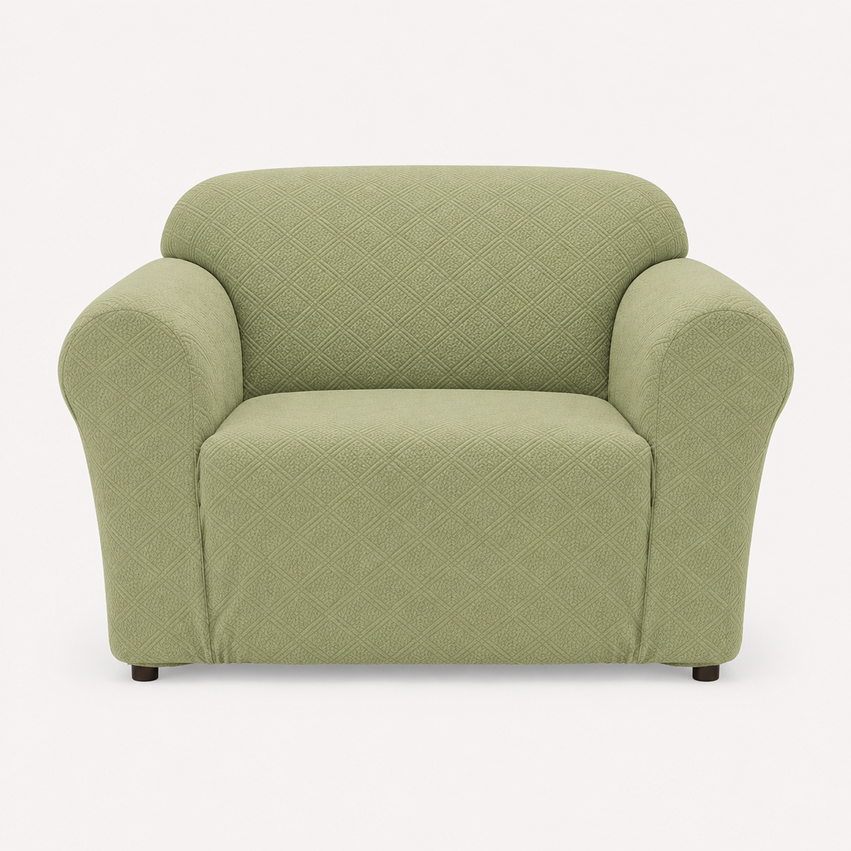 Double Diamond One-Piece Chair Stretch Slipcover