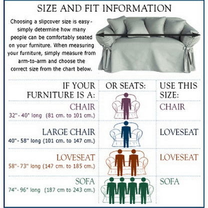 Matelassé Natural One-Piece Slipcover