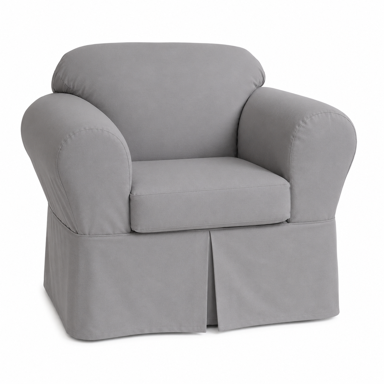 Twill Two-Piece Slipcover