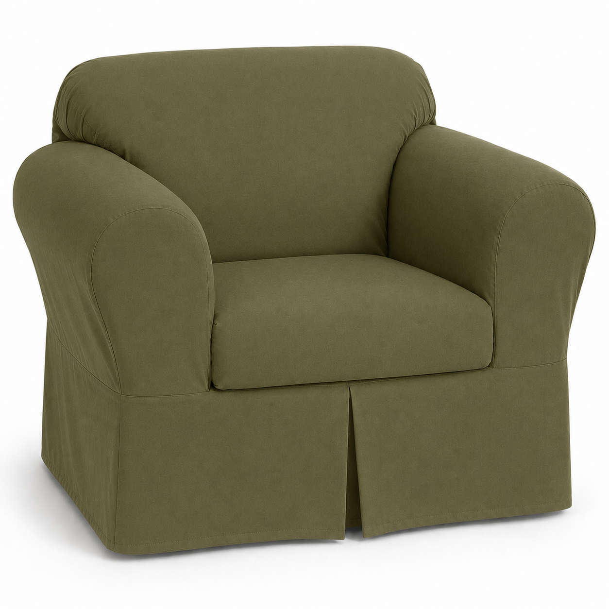 Twill Two-Piece Slipcover