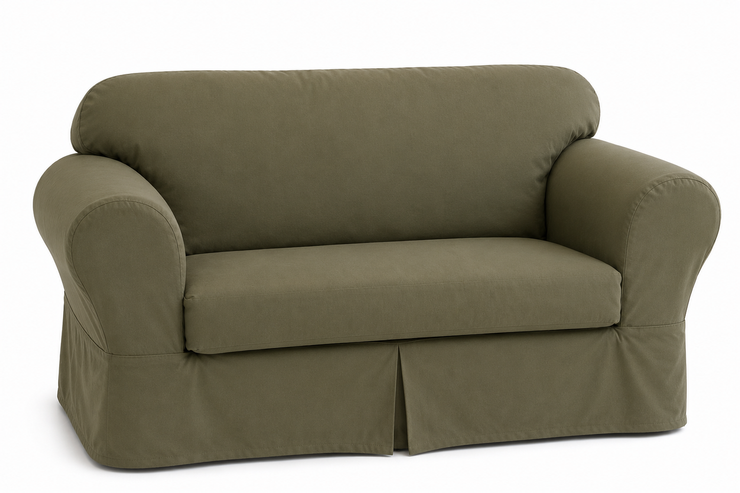 Twill Two-Piece Slipcover