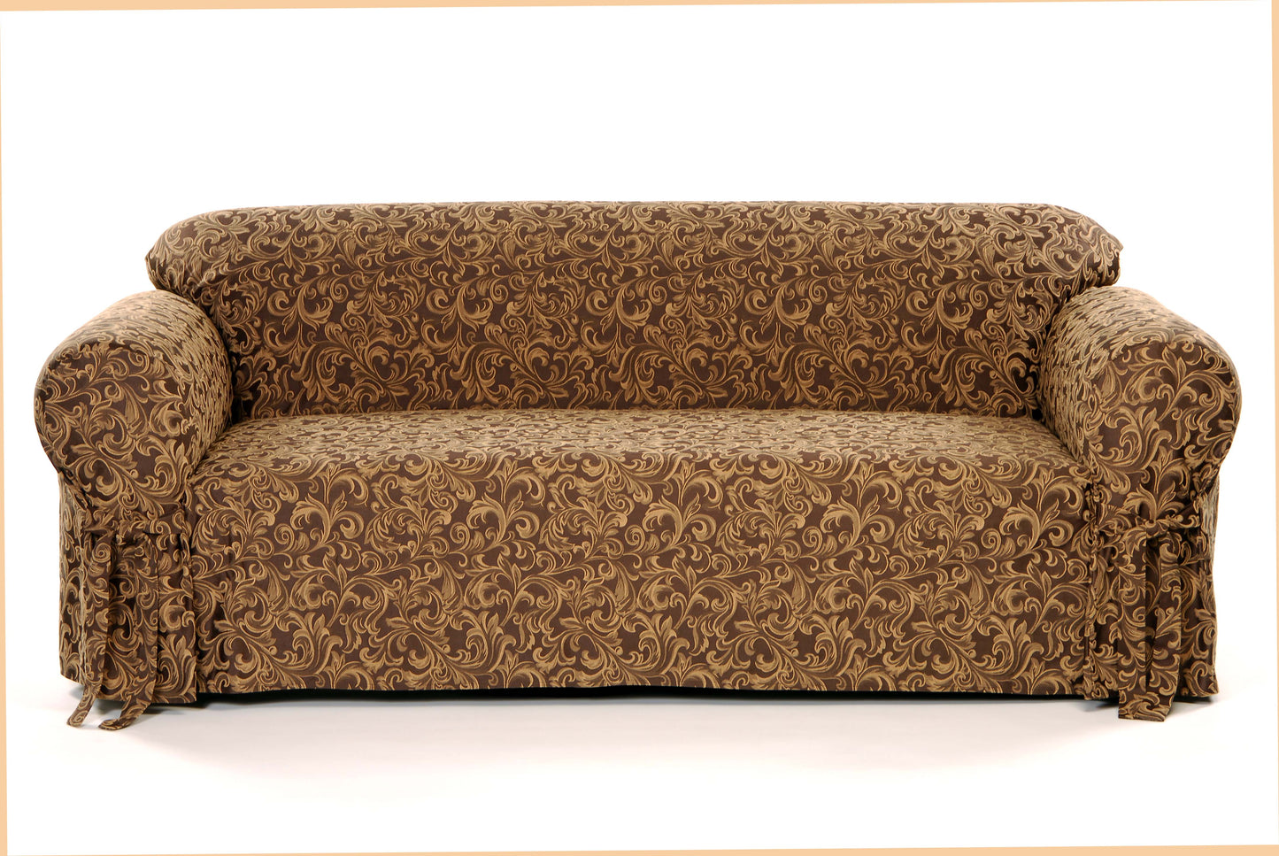 Catherine Jacquard One-Piece Chair Slipcover