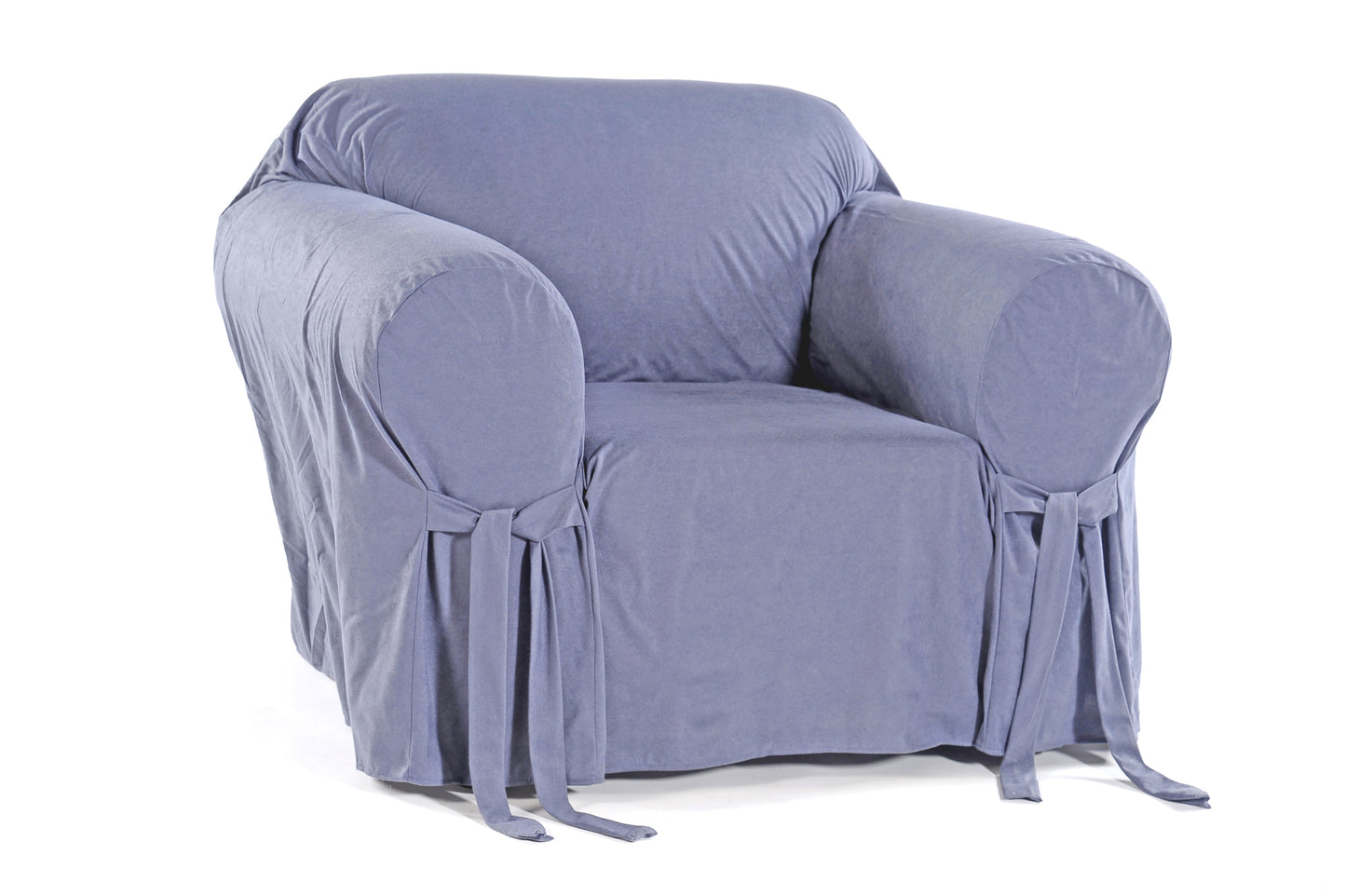 Ultimate Suede One-Piece Chair Slipcover