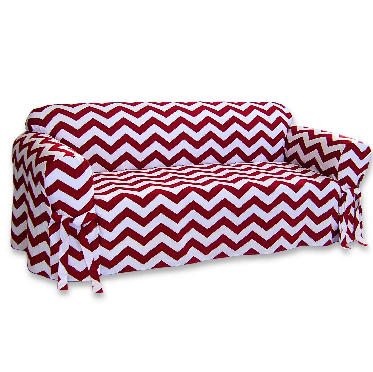Chevron One-Piece Slipcover (RED)