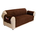 Micro Suede Couch Pet Cover With Pockets