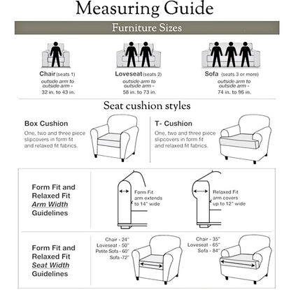 Twill Two-Piece Sofa Slipcover