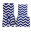 Long Chevron Dining Chair Slipcovers