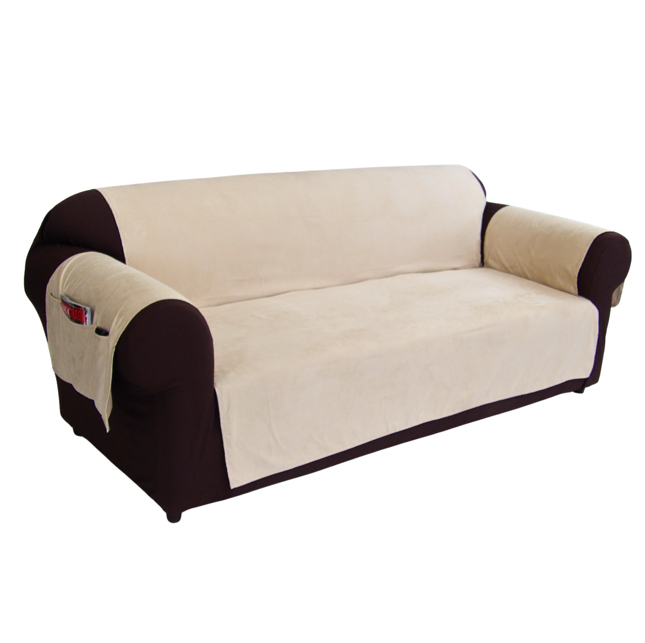 Micro Suede Couch Pet Cover With Pockets
