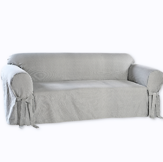 Stripe Ticking One-Piece Slipcover