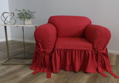 Ruffled One-Piece Slipcover