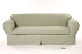 Twill Two-Piece Sofa Slipcover