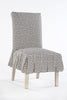 Roman Key Dining Chair Slipcover