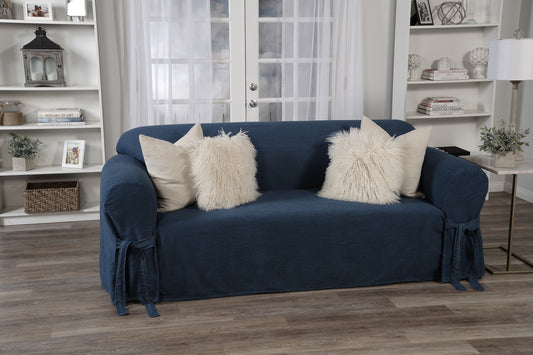 Denim One-Piece Slipcover
