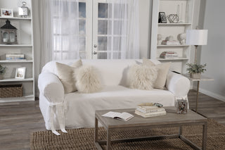 Twill Round Arm Sofa 100% cotton