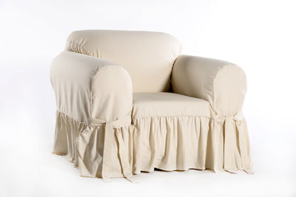 Ruffled One-Piece Slipcover
