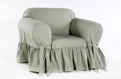 Ruffled One-Piece Slipcover