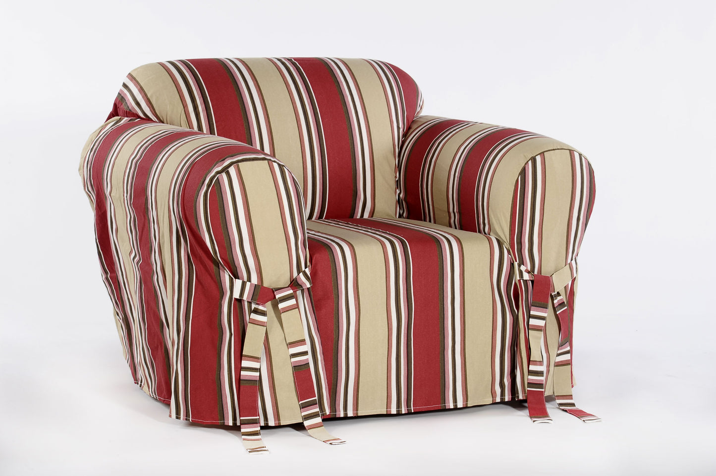 Stripe Classic One-Piece Chair Slipcover