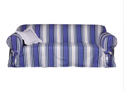 Stripe Classic One-Piece Sofa Slipcover