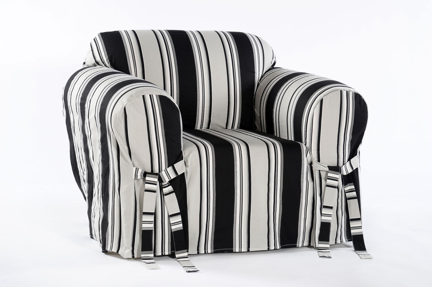 Stripe Classic One-Piece Chair Slipcover