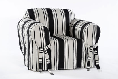 Stripe Classic One-Piece Chair Slipcover