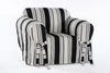Classic Stripe one piece Chair slipcover