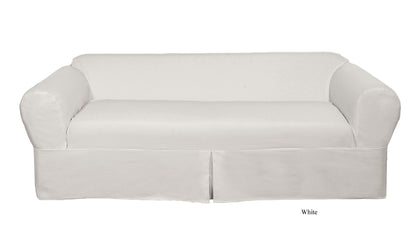 Twill Two-Piece Sofa Slipcover
