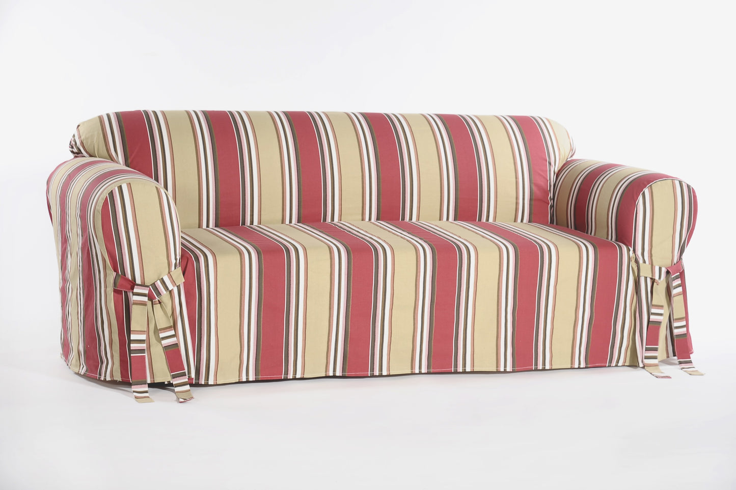 Stripe Classic One-Piece Loveseat slipcover